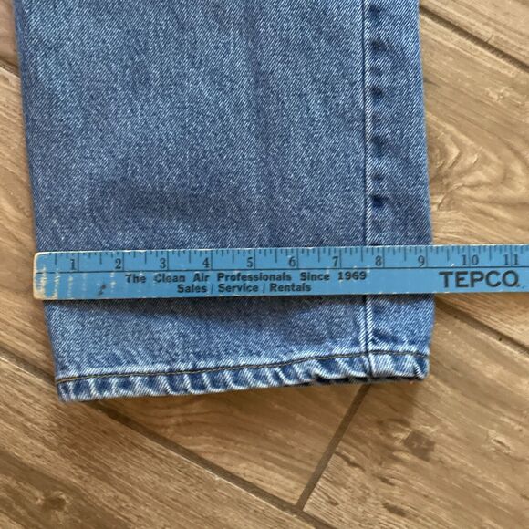 VINTAGE 505 Levis Jeans Men 40x30 Blue Regular Fit Straight Leg Denim - Picture 6 of 9
